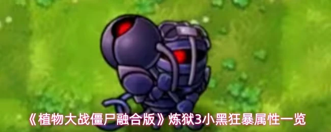 炼狱3小黑狂暴属性一览