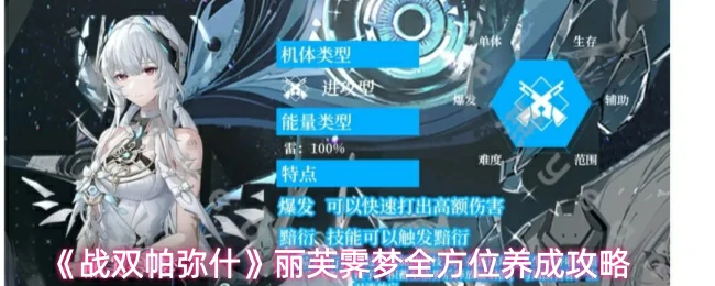 丽芙霁梦全方位养成攻略