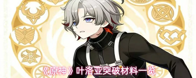 叶洛亚突破材料一览