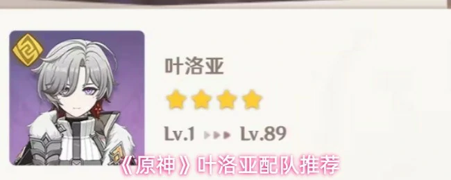 叶洛亚配队推荐