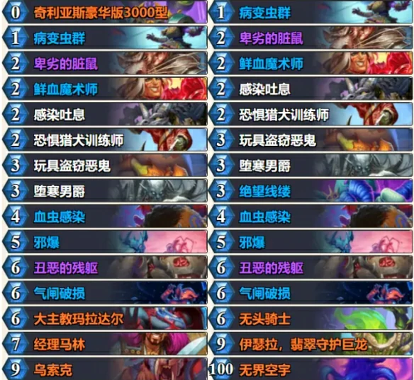 亡灵水蛭DK卡组推荐