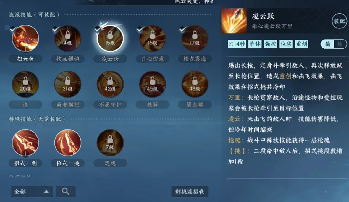 血河流派职业攻略