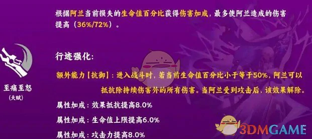 阿兰技能解析及加点优先级推荐