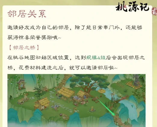 邻居系统玩法介绍