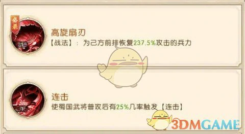 黄月英技能介绍