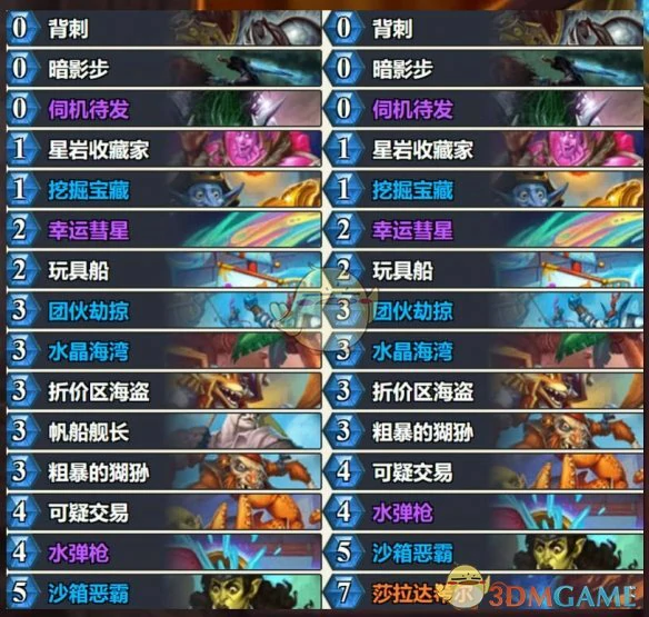 32.0.3补丁盗贼卡组推荐