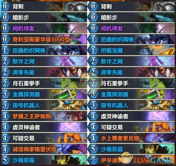 32.0.3补丁盗贼卡组推荐