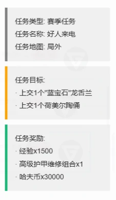 S4赛季最新3x3任务一览