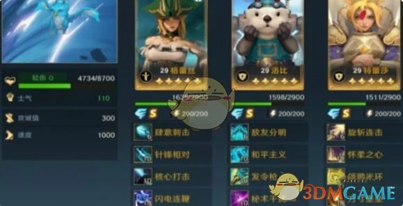 水系物攻队阵容搭配推荐