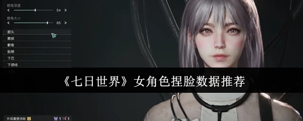 女角色捏脸数据推荐