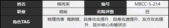 格芮芙技能介绍