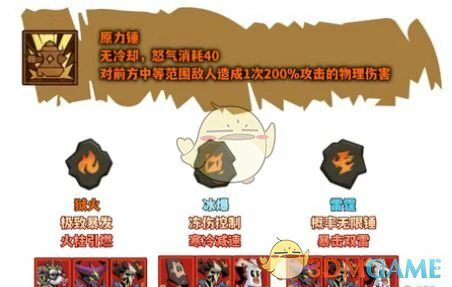 野蛮人原力锤流派玩法介绍