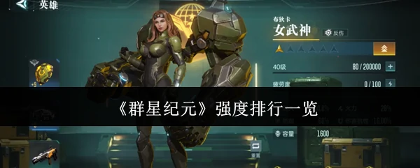强度排行一览