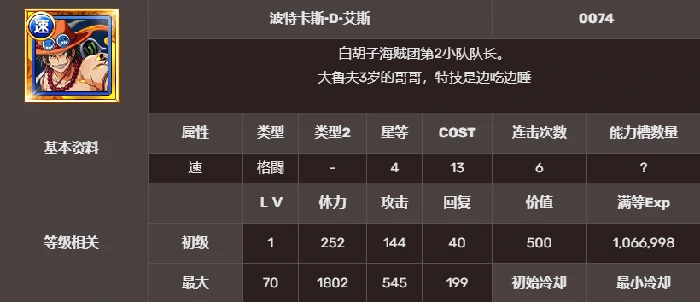 波特卡斯·D·艾斯技能介绍