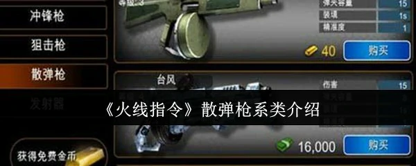 散弹枪系类介绍