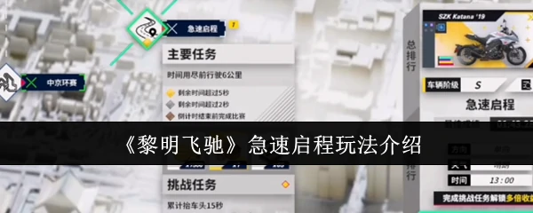 急速启程玩法介绍