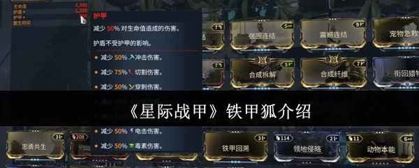 铁甲狐介绍