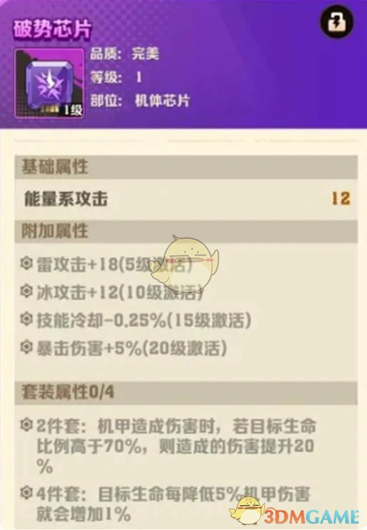 机甲芯片搭配推荐