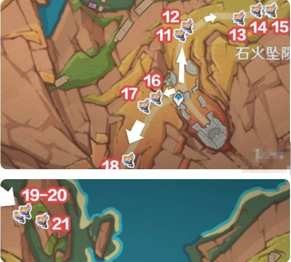 云岩裂叶全收集位置大全