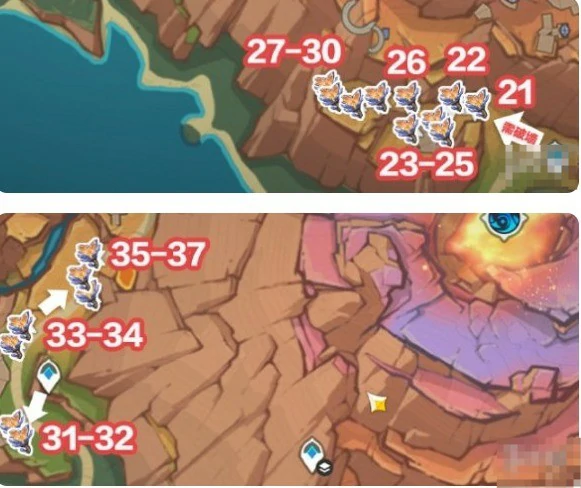 云岩裂叶全收集位置大全