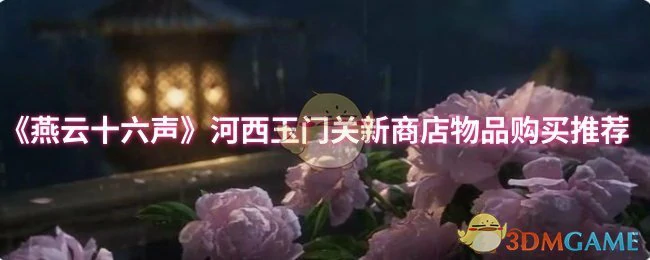 河西玉门关新商店物品购买推荐