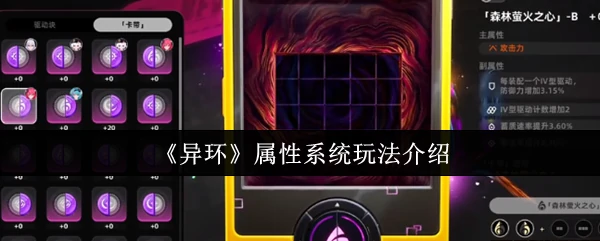 属性系统玩法介绍