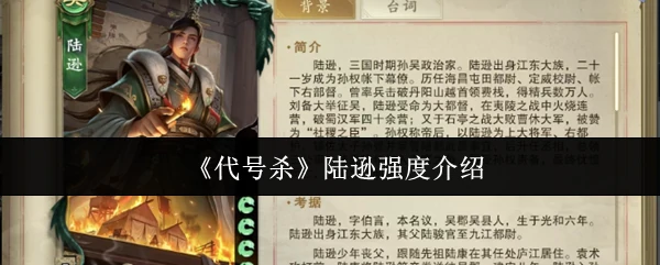 陆逊强度介绍