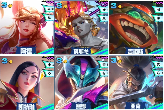 三费卡数量和英雄羁绊一览