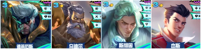 三费卡数量和英雄羁绊一览