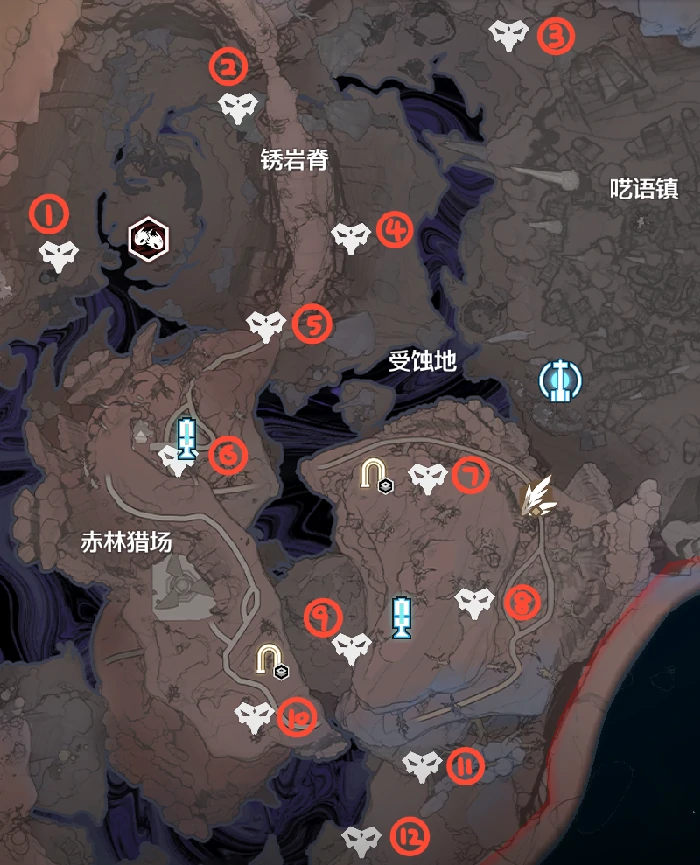 呜獭獭宝箱位置分布
