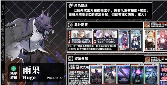 雨果最佳阵容推荐