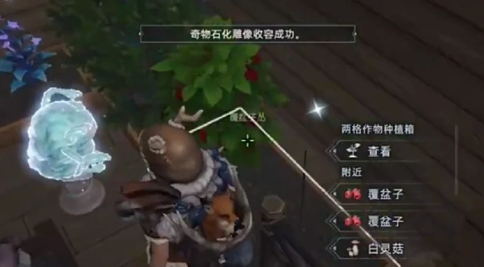 石化雕像收容方法