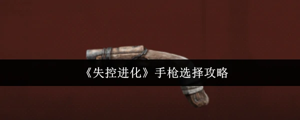 手枪选择攻略