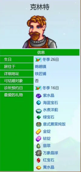 克林特好感度事件介绍