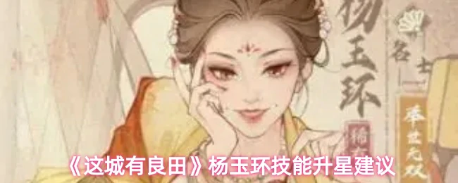 杨玉环技能升星建议