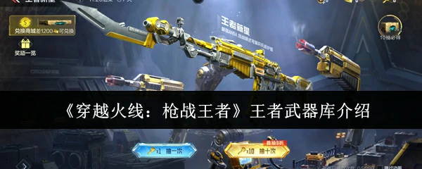 王者武器库介绍