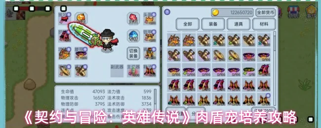 肉盾宠培养攻略