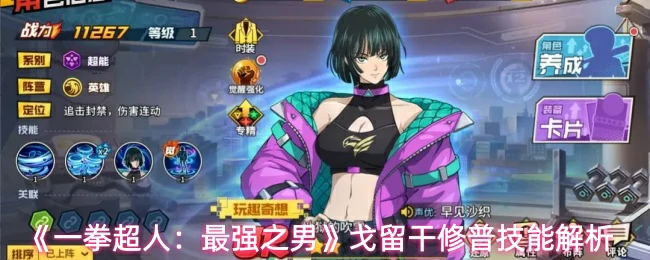 戈留干修普技能解析