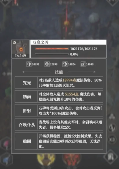 叹息之碑关卡介绍