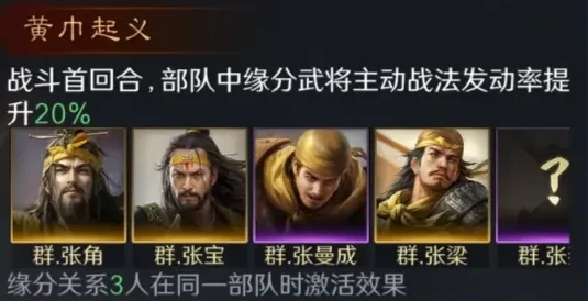 张角搭配阵容攻略