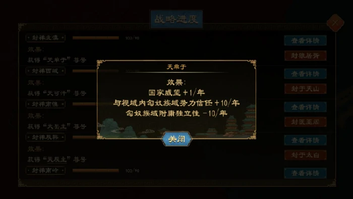 封禅四方战略介绍