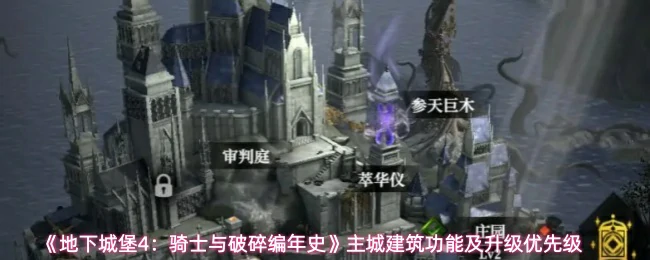 主城建筑功能及升级优先级