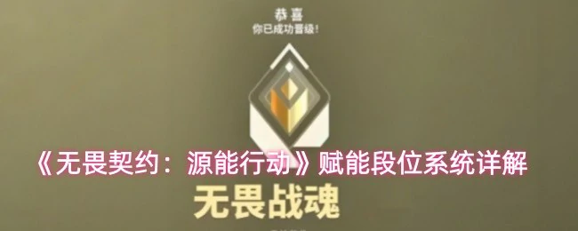 赋能段位系统详解