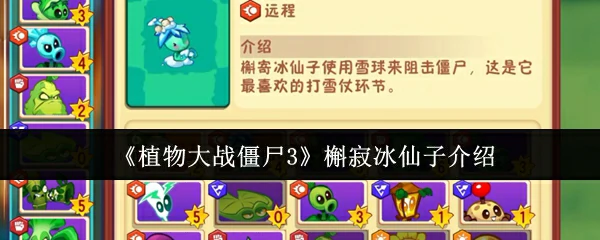 槲寂冰仙子介绍