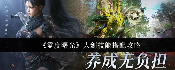 大剑技能搭配攻略