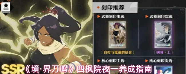 四枫院夜一养成指南