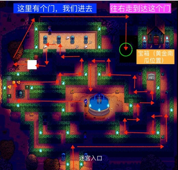 闹鬼迷宫路线走法