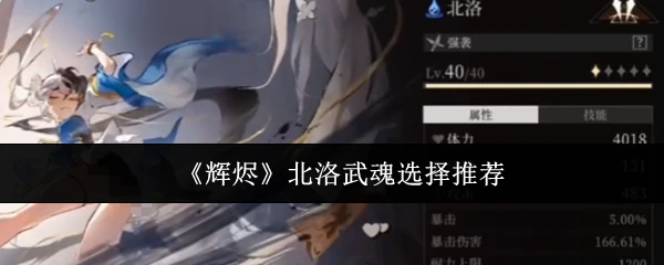 北洛武魂选择推荐