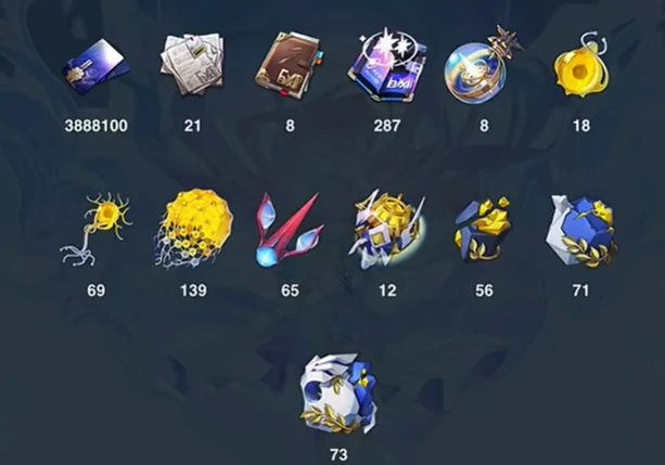 昔涟突破材料一览