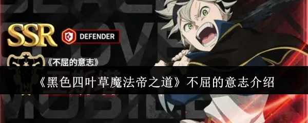 不屈的意志介绍